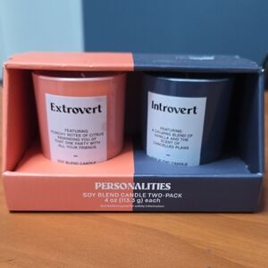 Persona Soy Blend Candle Two-Pack - Extrovert and Introvert